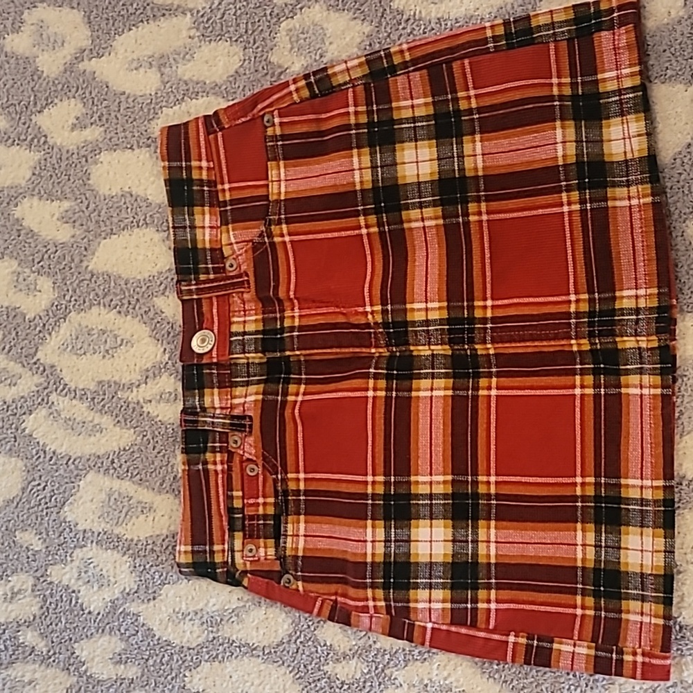 American eagle plaid skirt Size 0
